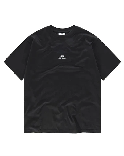 Bareen - Logo Box Fit T-shirt - Black